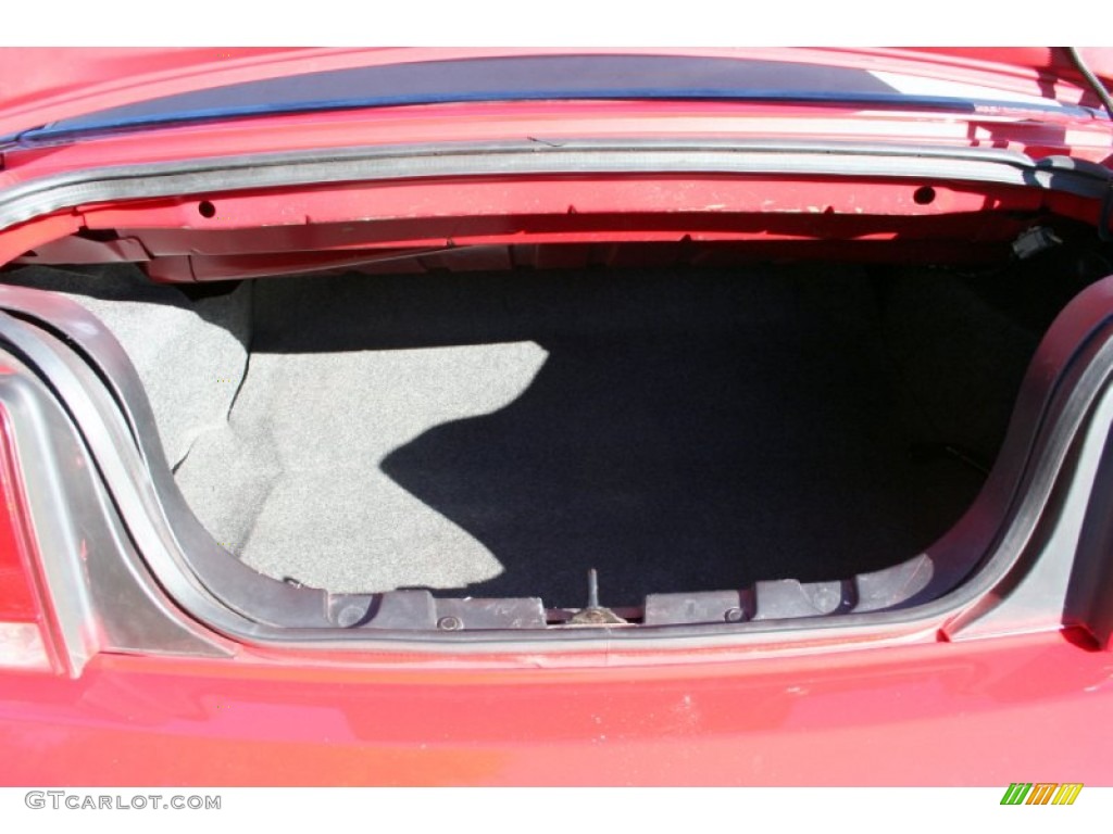 2006 Ford Mustang V6 Premium Convertible Trunk Photo #59114520