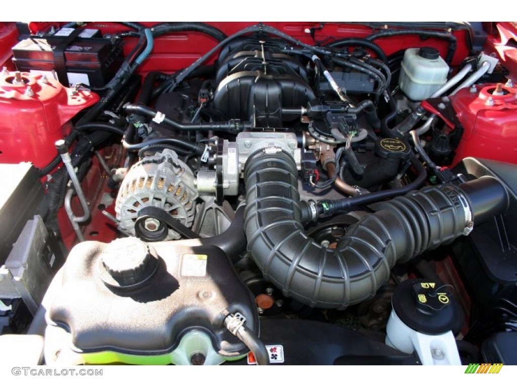 2006 Mustang V6 Premium Convertible - Torch Red / Light Parchment photo #92