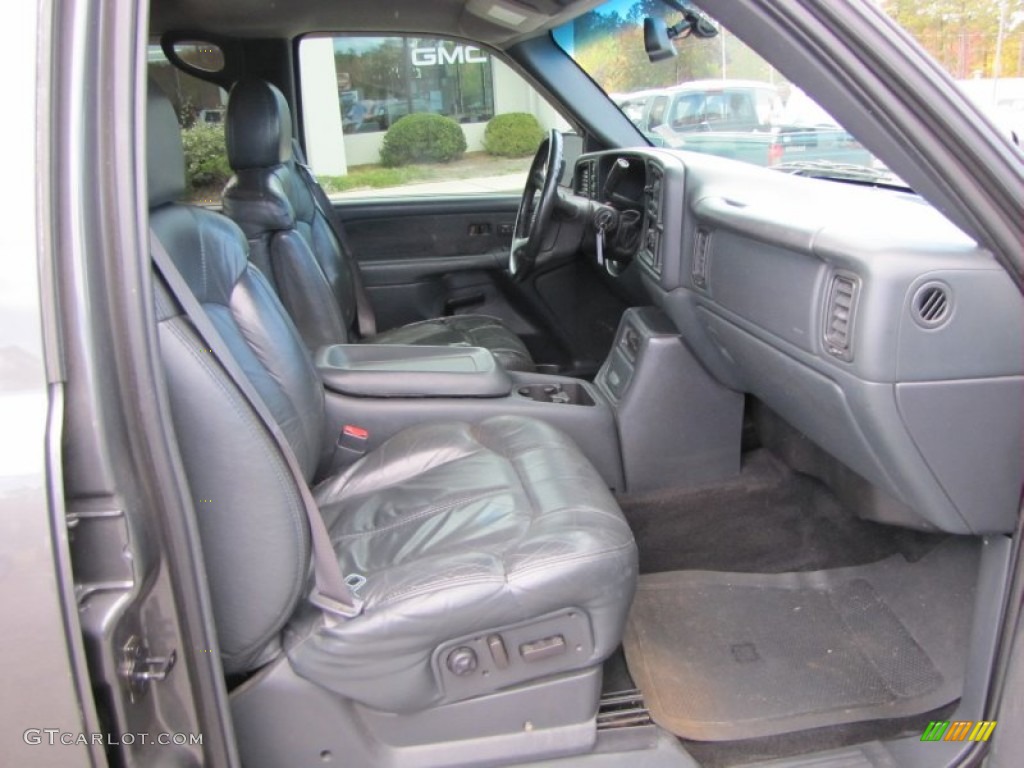 Graphite Interior 2002 Chevrolet Silverado 2500 LT Crew Cab 4x4 Photo #59114675