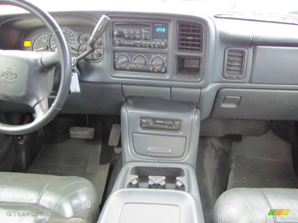 2002 Silverado 2500 LT Crew Cab 4x4 - Medium Charcoal Gray Metallic / Graphite photo #18