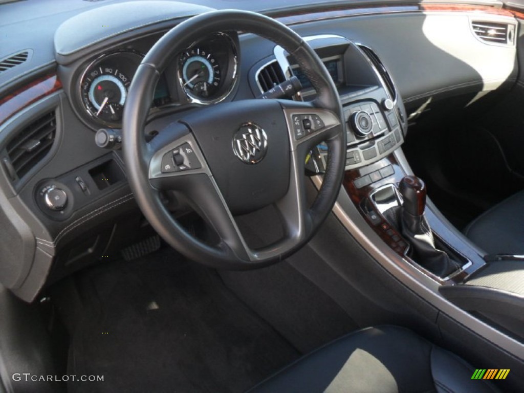 2012 Buick LaCrosse FWD Ebony Dashboard Photo #59115047