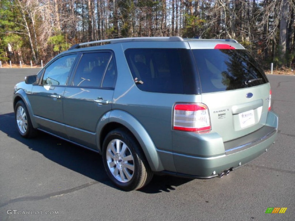 2008 Taurus X Limited AWD - Titanium Green Metallic / Medium Light Stone photo #2