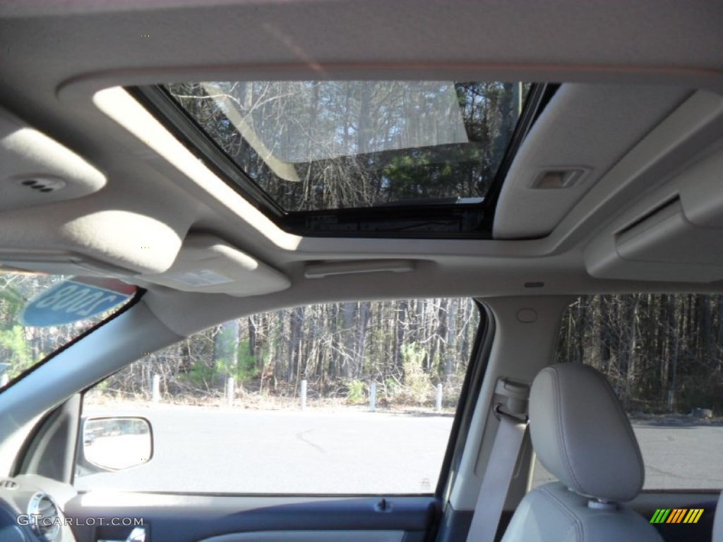 2008 Taurus X Limited AWD - Titanium Green Metallic / Medium Light Stone photo #10