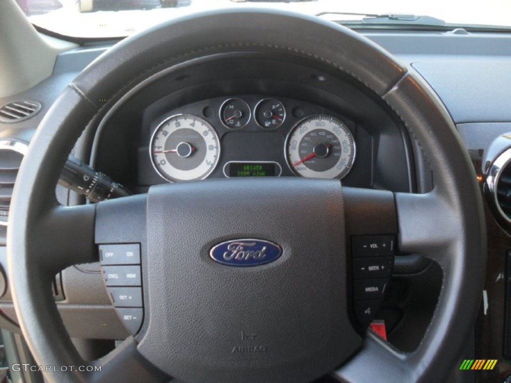 2008 Taurus X Limited AWD - Titanium Green Metallic / Medium Light Stone photo #14