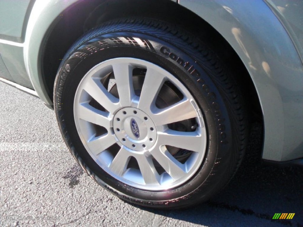 2008 Taurus X Limited AWD - Titanium Green Metallic / Medium Light Stone photo #26