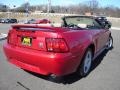 2000 Laser Red Metallic Ford Mustang GT Convertible  photo #5