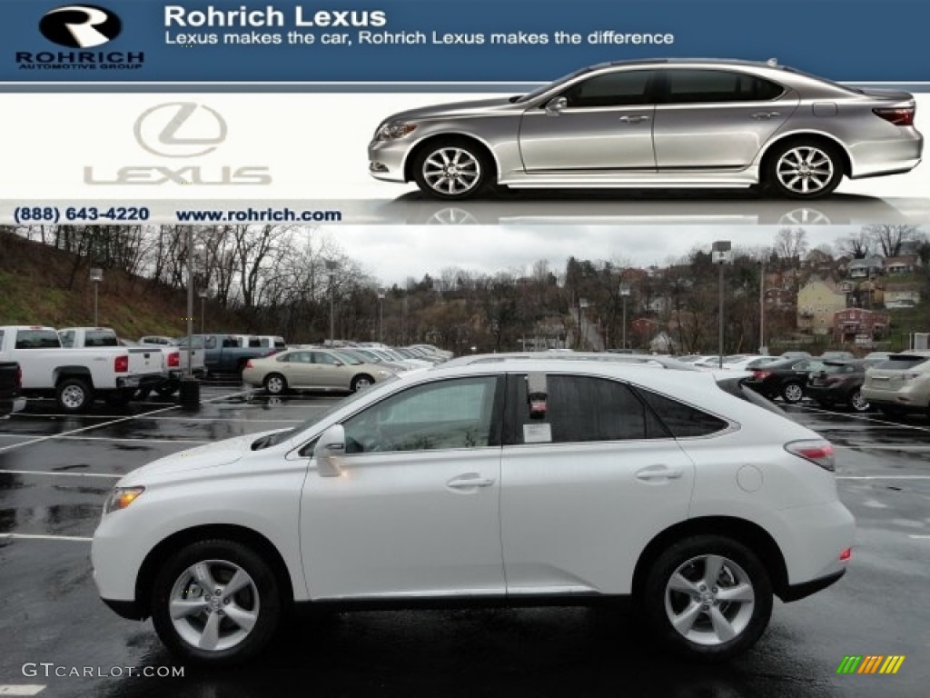 2012 RX 350 AWD - Starfire White Pearl / Parchment photo #1