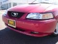 2000 Laser Red Metallic Ford Mustang GT Convertible  photo #9