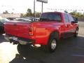 2003 Red Ford F350 Super Duty XLT Crew Cab Dually  photo #3