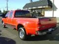 2003 Red Ford F350 Super Duty XLT Crew Cab Dually  photo #4
