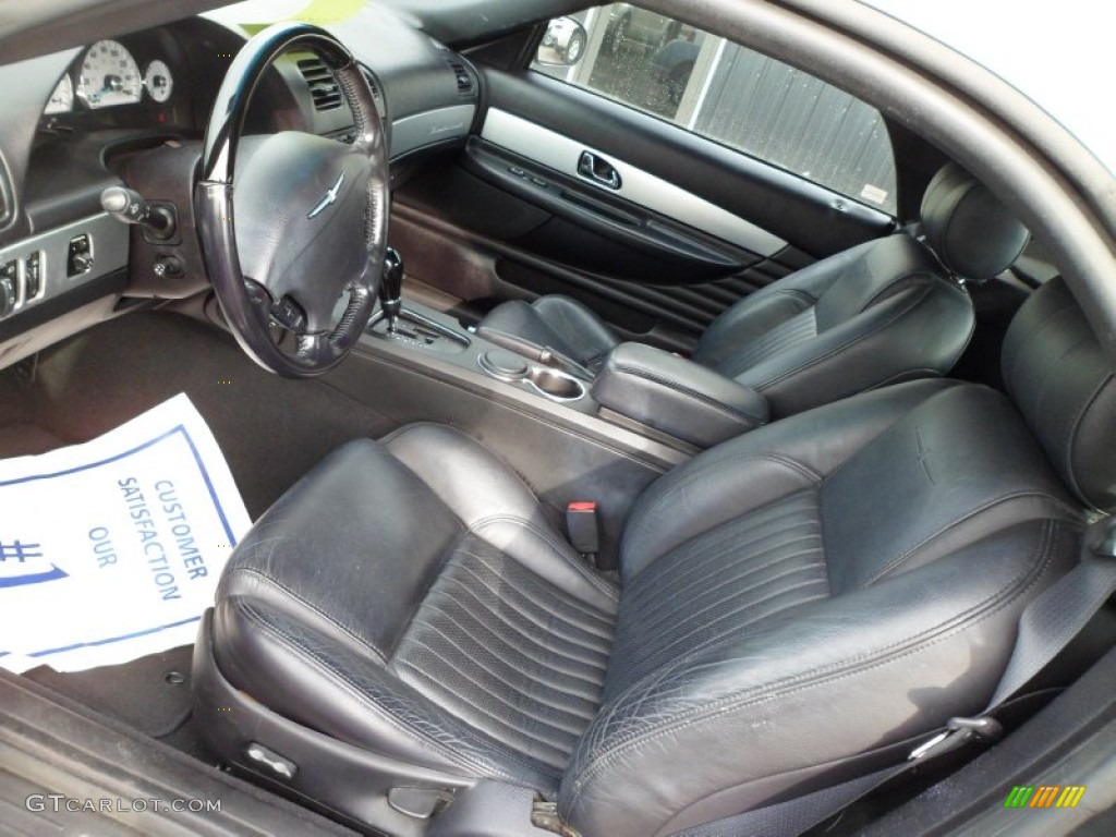 Black Ink Interior 2005 Ford Thunderbird Deluxe Roadster Photo #59118993