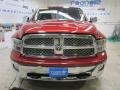 2009 Inferno Red Crystal Pearl Dodge Ram 1500 Laramie Quad Cab 4x4  photo #2