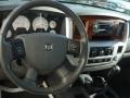 Medium Slate Gray 2006 Dodge Ram 3500 Laramie Mega Cab 4x4 Dually Steering Wheel