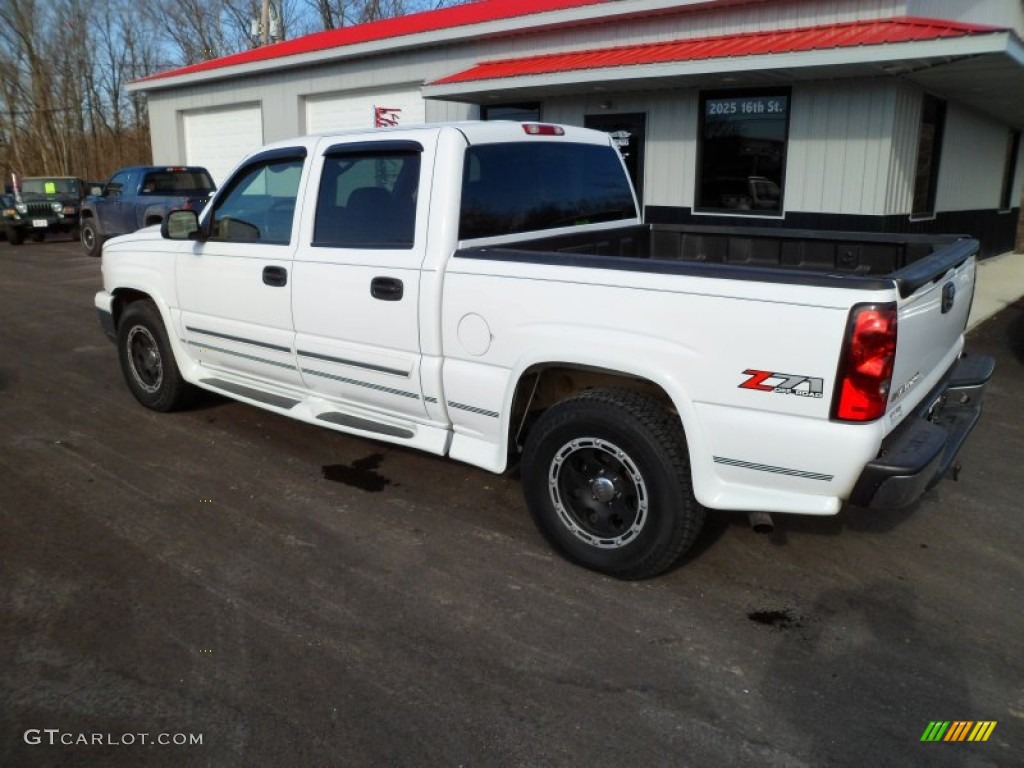 2006 Silverado 1500 LT Crew Cab 4x4 - Summit White / Tan photo #7