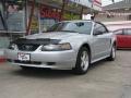 2003 Silver Metallic Ford Mustang V6 Convertible  photo #2