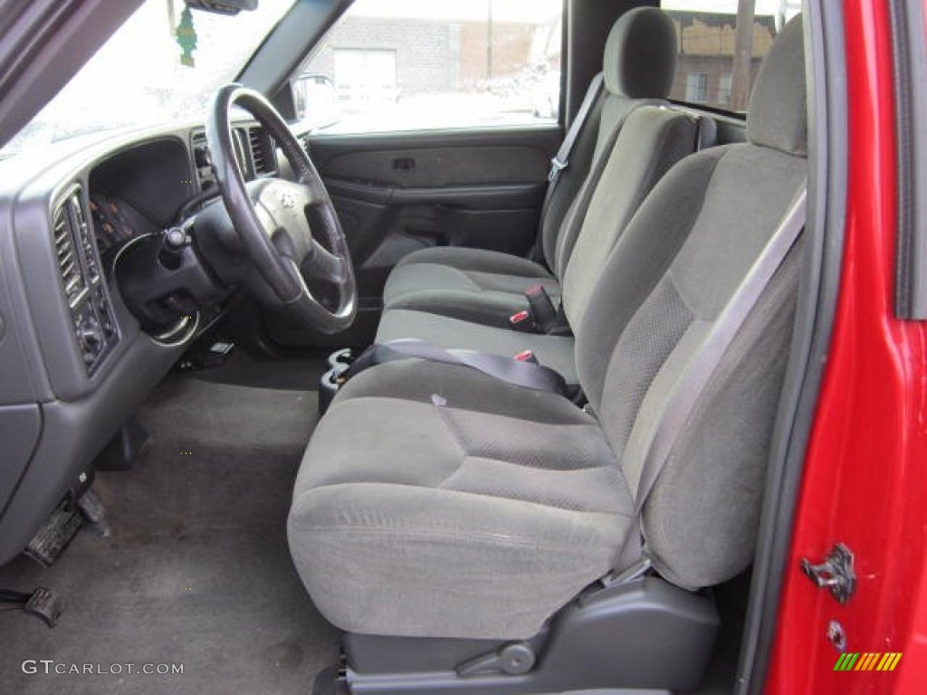 2003 Silverado 2500HD LS Regular Cab 4x4 - Victory Red / Dark Charcoal photo #11