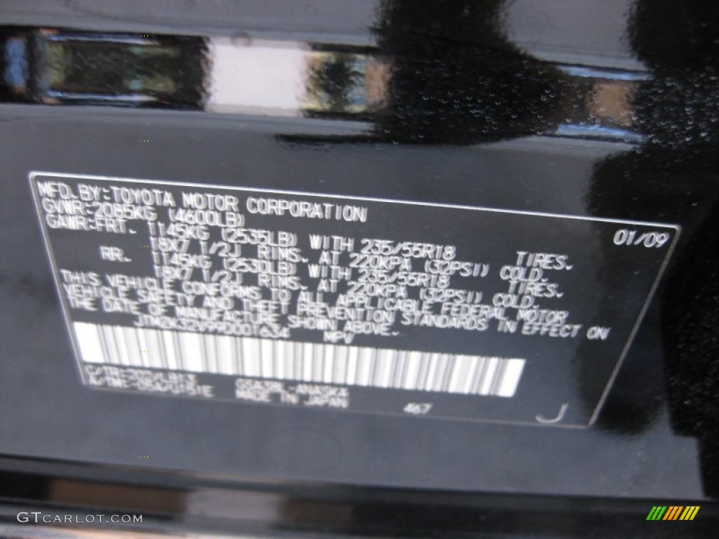 2009 RAV4 Sport V6 - Black / Dark Charcoal photo #27