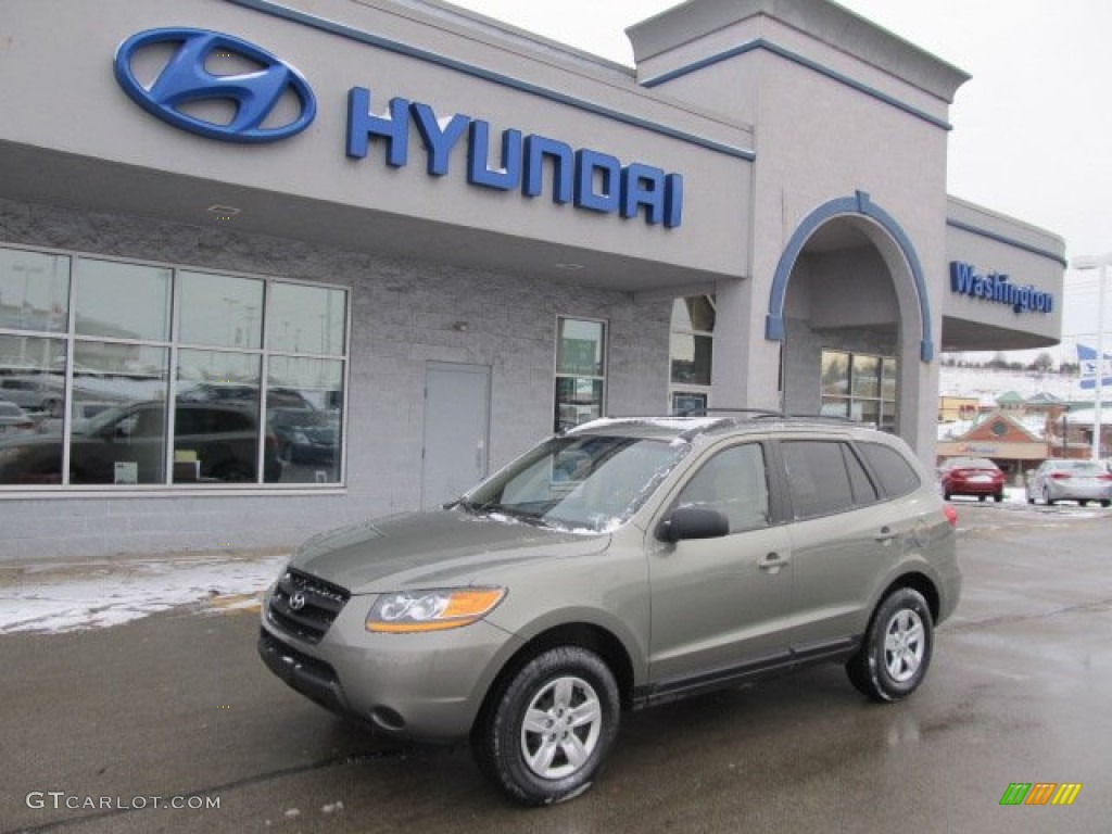 2009 Santa Fe GLS 4WD - Natural Khaki / Beige photo #1