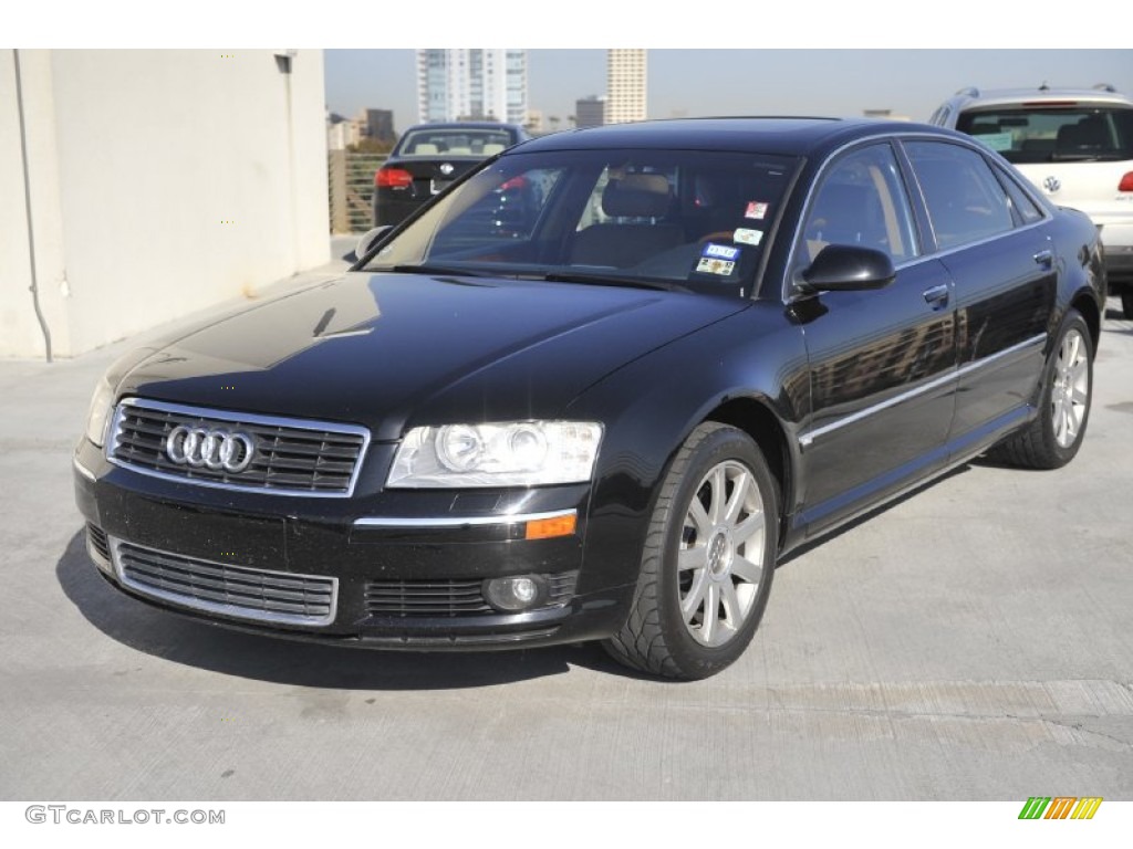 2005 A8 L 4.2 quattro - Brilliant Black / Black photo #3