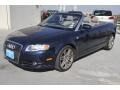 2009 Moro Blue Pearl Effect Audi A4 2.0T Cabriolet  photo #3