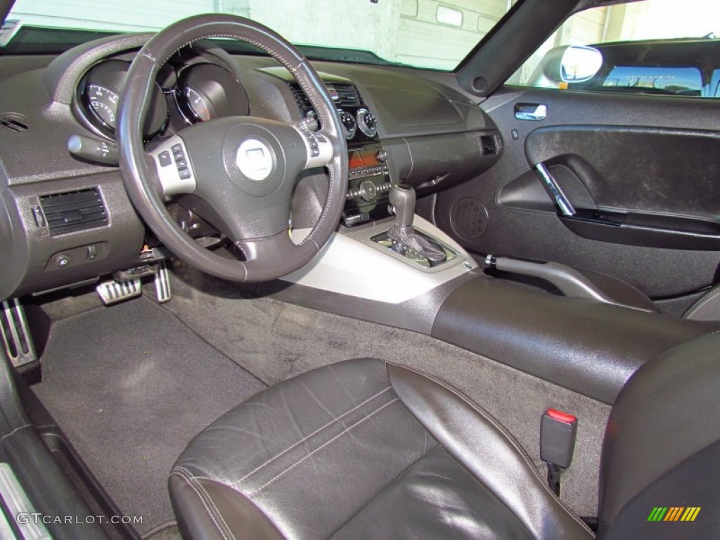 Black Interior 2009 Saturn Sky Roadster Photo #59125517
