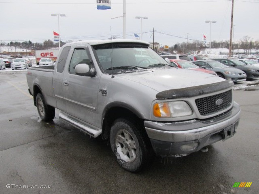 2002 F150 FX4 SuperCab 4x4 - Silver Metallic / Medium Graphite photo #7