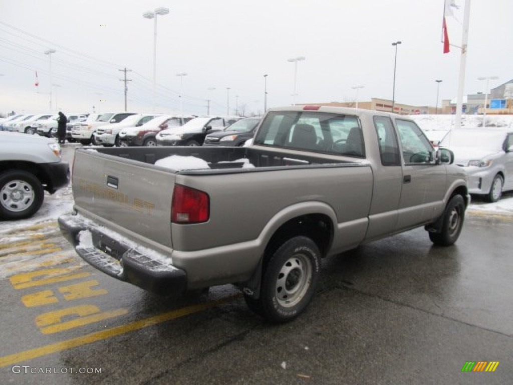 2002 S10 Extended Cab 4x4 - Light Pewter Metallic / Medium Gray photo #6