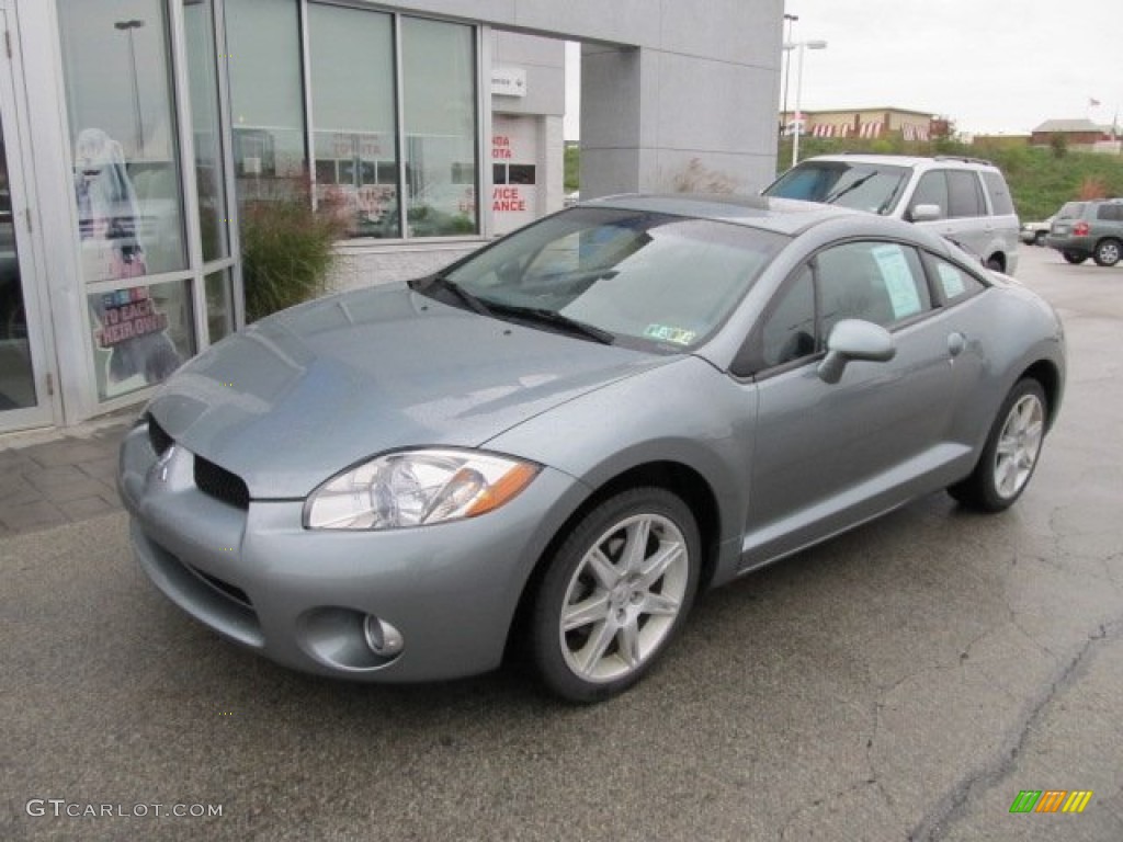 2007 Eclipse GT Coupe - Satin Meisai Gray Pearl / Dark Charcoal photo #2