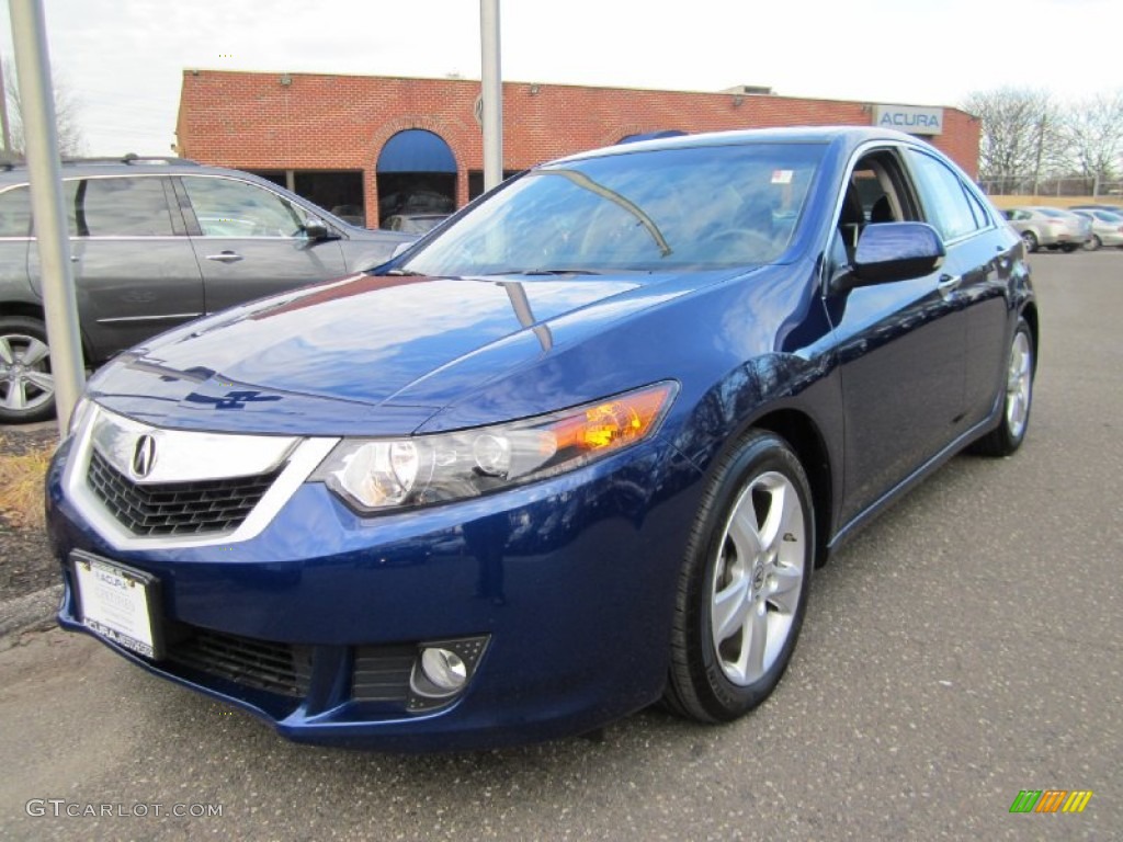 2010 TSX Sedan - Vortex Blue Pearl / Ebony photo #1