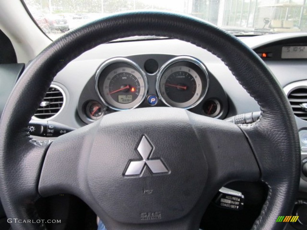 2007 Mitsubishi Eclipse GT Coupe Dark Charcoal Steering Wheel Photo #59127007