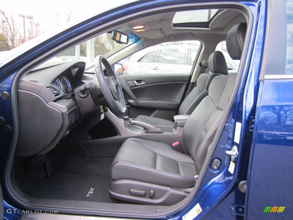 Ebony Interior 2010 Acura TSX Sedan Photo #59127109