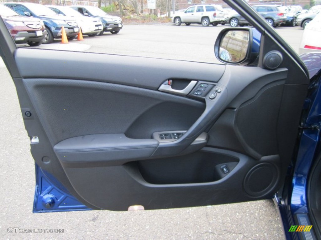 2010 Acura TSX Sedan Ebony Door Panel Photo #59127118