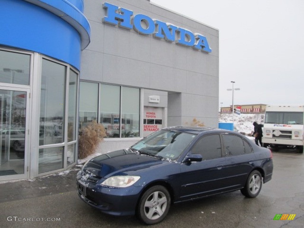 Eternal Blue Pearl Honda Civic