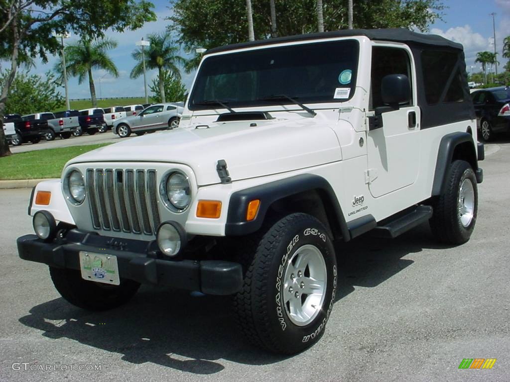 2006 Wrangler Unlimited 4x4 - Stone White / Dark Slate Gray photo #7