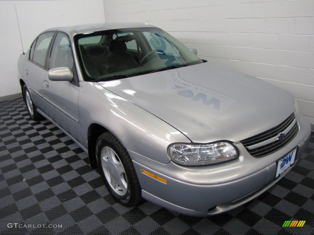 2000 Malibu LS Sedan - Silvermist Metallic / Gray photo #1