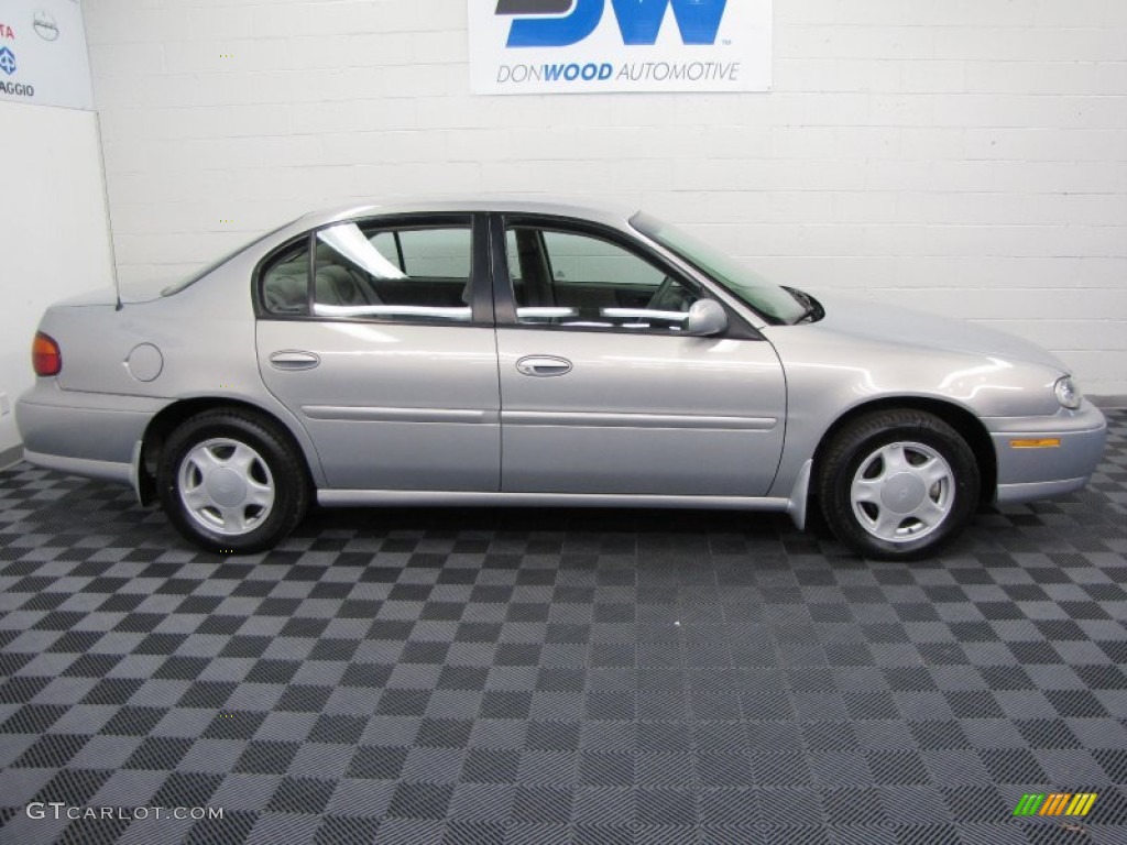 2000 Malibu LS Sedan - Silvermist Metallic / Gray photo #5