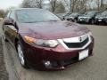 2010 Basque Red Pearl Acura TSX Sedan  photo #3