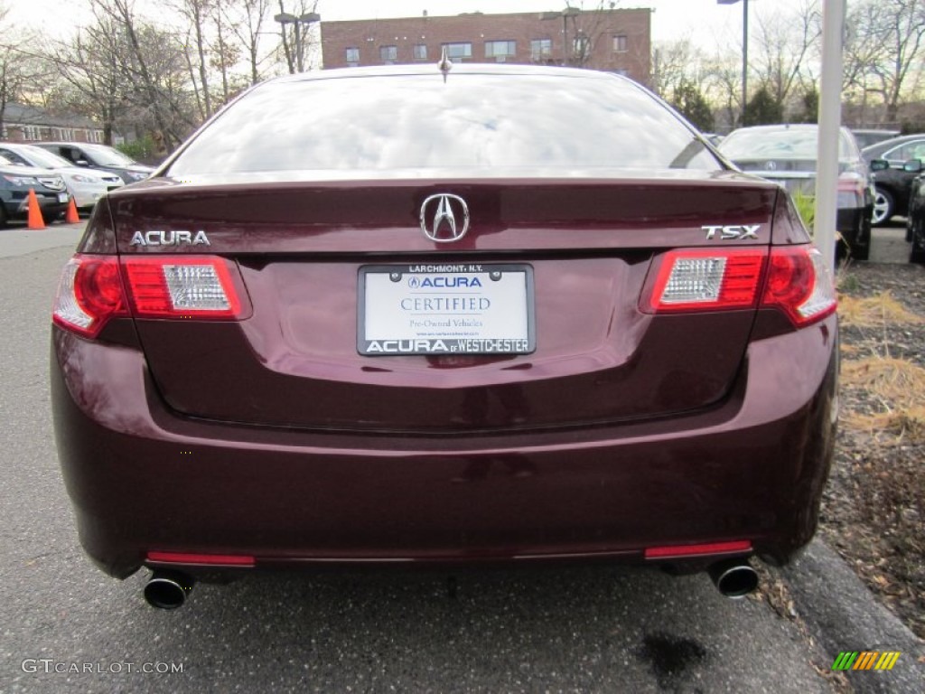 2010 TSX Sedan - Basque Red Pearl / Parchment photo #7