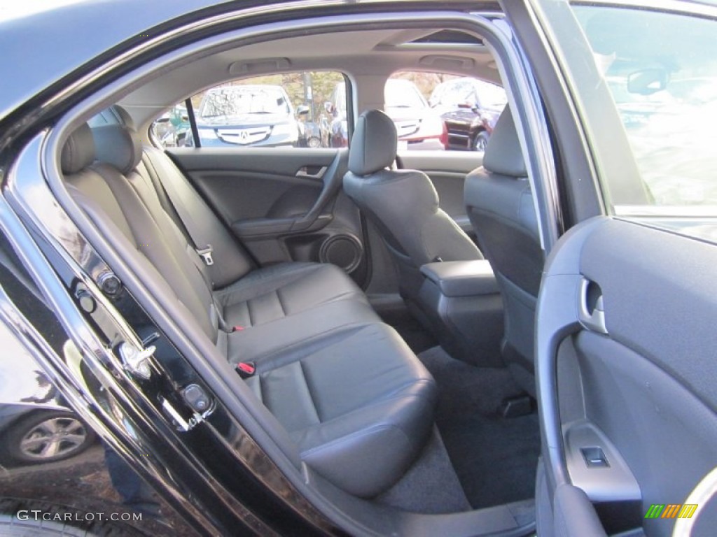 2009 TSX Sedan - Crystal Black Pearl / Ebony photo #9