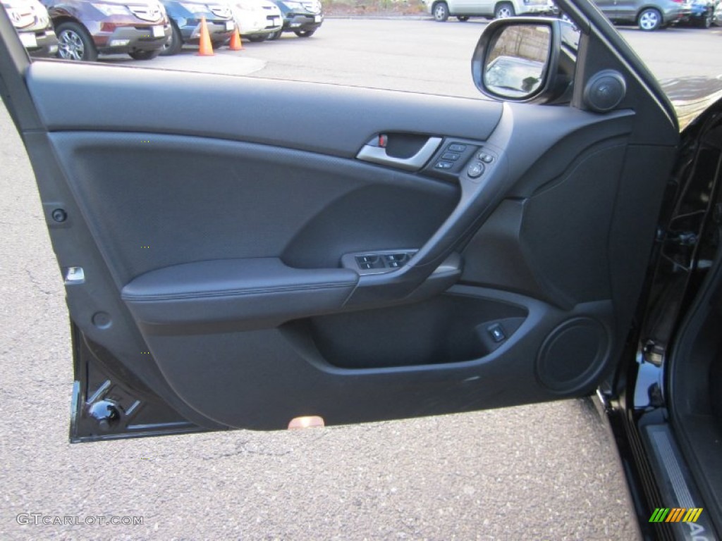 2009 TSX Sedan - Crystal Black Pearl / Ebony photo #12