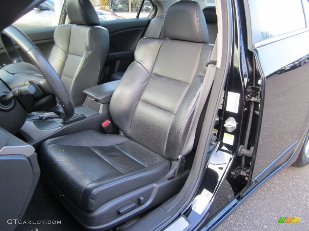 2009 TSX Sedan - Crystal Black Pearl / Ebony photo #13