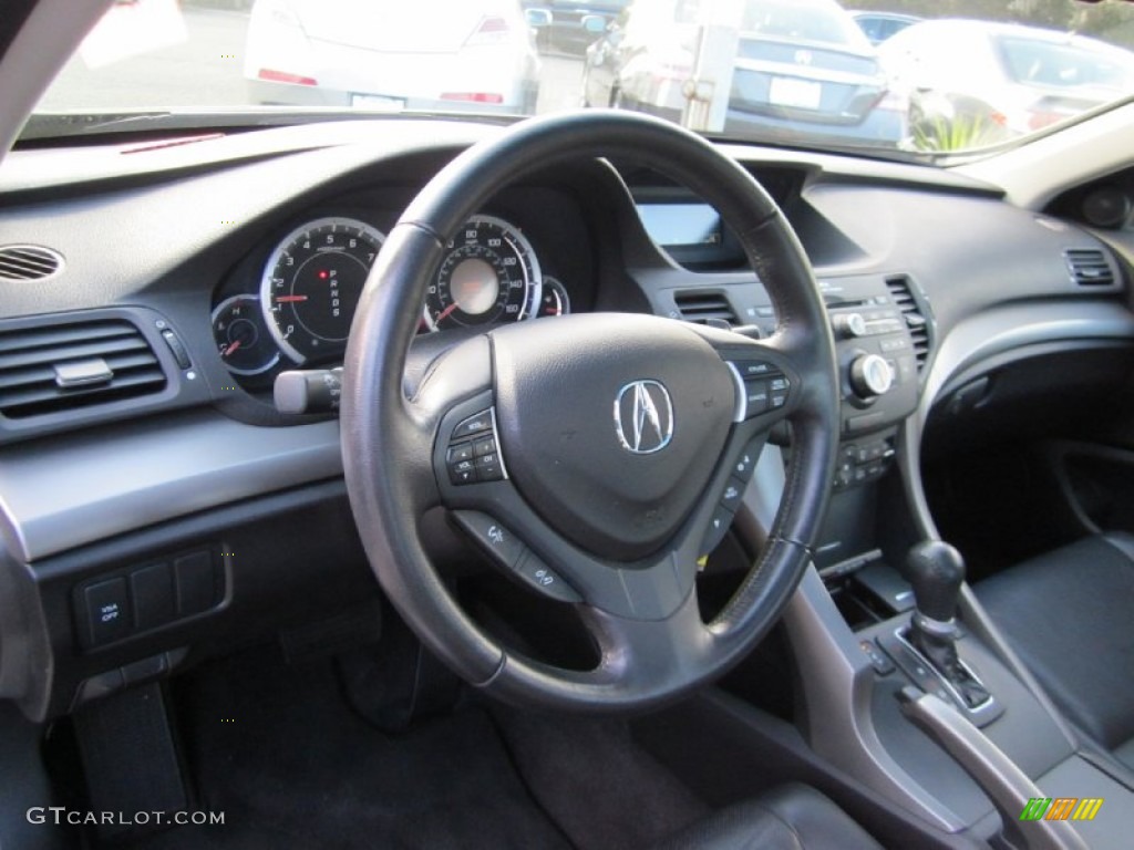 2009 TSX Sedan - Crystal Black Pearl / Ebony photo #15