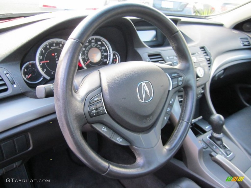 2009 TSX Sedan - Crystal Black Pearl / Ebony photo #16