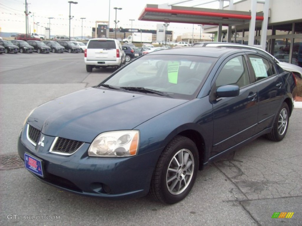 2004 Galant ES - Torched Steel Blue Pearl / Petrol Gray photo #1