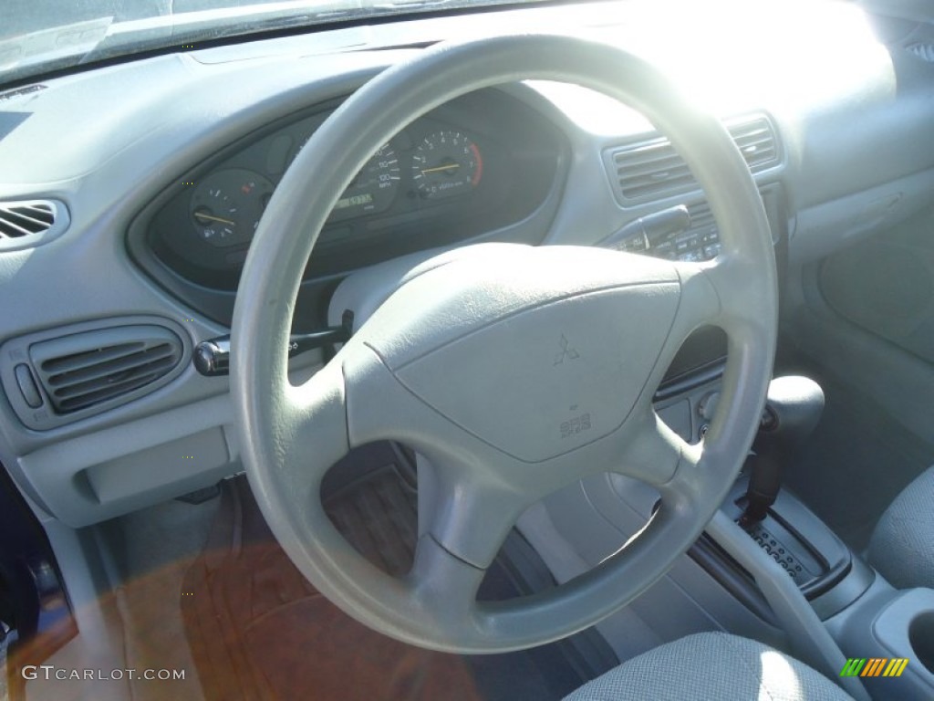 2000 Galant DE - Tampa Blue Pearl / Gray photo #15