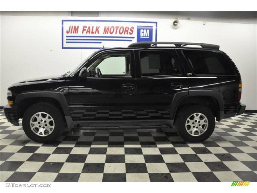 2004 Tahoe Z71 4x4 - Black / Tan/Neutral photo #23