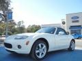 Marble White 2008 Mazda MX-5 Miata Sport Roadster