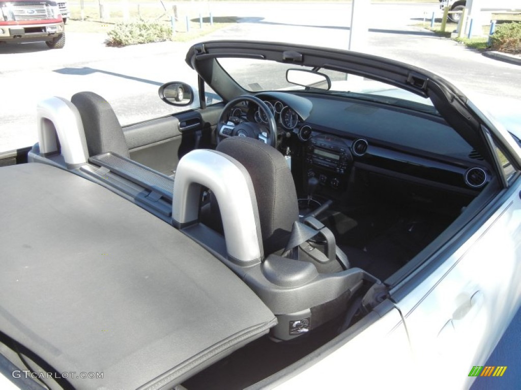Black Interior 2008 Mazda MX-5 Miata Sport Roadster Photo #59132459