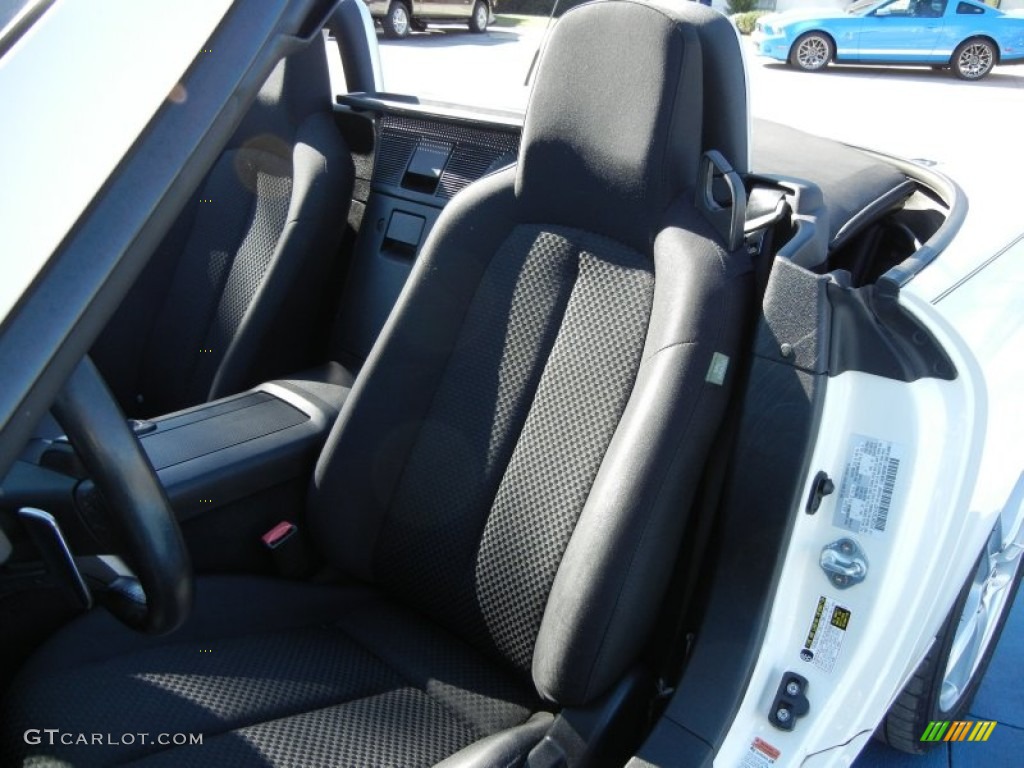 Black Interior 2008 Mazda MX-5 Miata Sport Roadster Photo #59132507