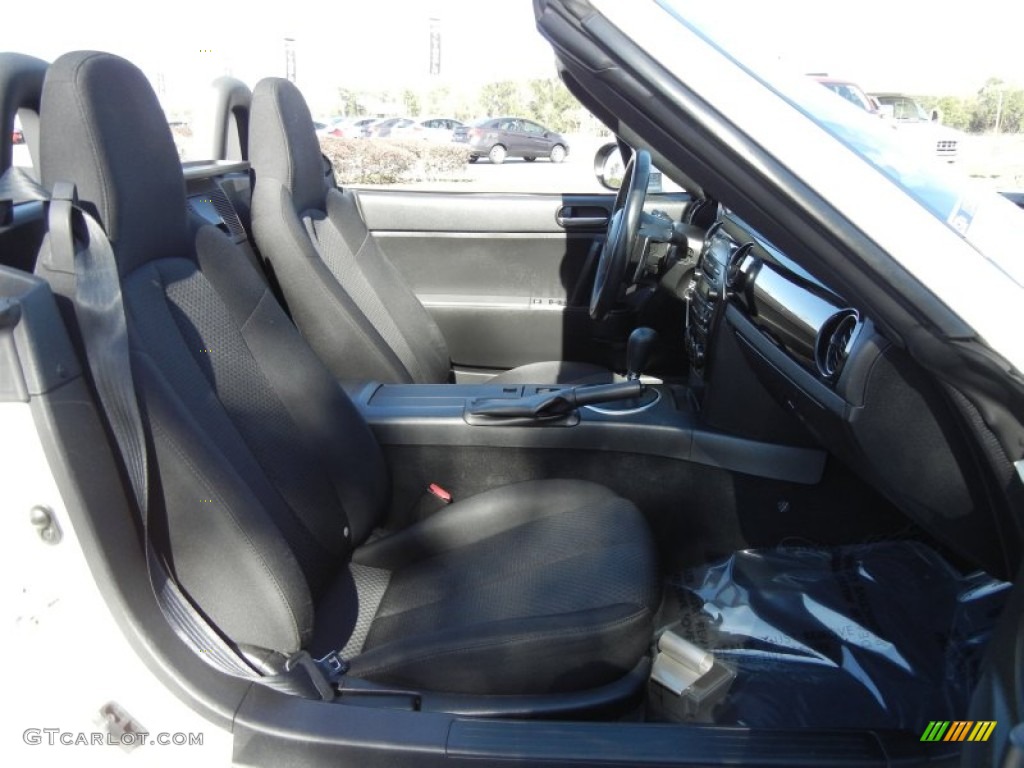 Black Interior 2008 Mazda MX-5 Miata Sport Roadster Photo #59132516